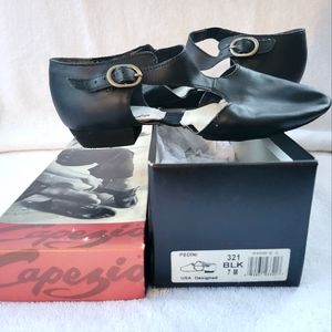CAPEZIO BLACK PEDINI DANCE SHOE